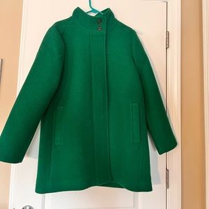 Jcrew button-neck city coat- NEW with tags